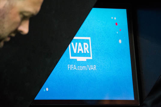 A VAR screen