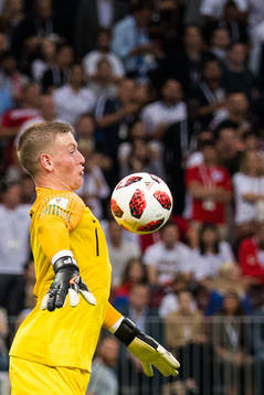 Goalkeeper Jordan Pickford of England