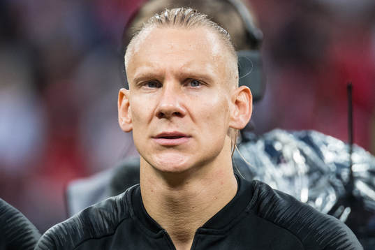 Domagoj Vida of Croatia prior the FIFA World Cup semi final
