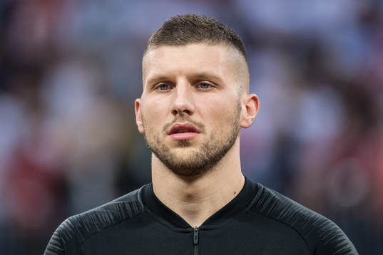 Ante Rebic of Croatia prior the FIFA World Cup semi final