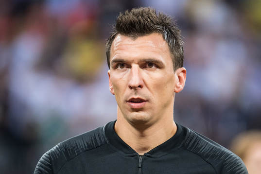 Mario Mandzukic of Croatia prior the FIFA World Cup semi