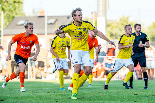 Lunds Andreas Birgersson jublar