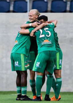 Dalkurds Henrik Löfkvist jublar