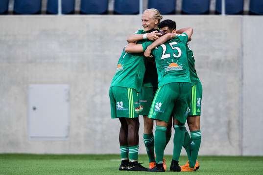 Dalkurds Henrik Löfkvist jublar