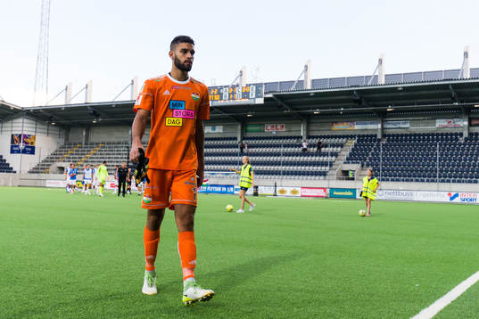 Dalkurds målvakt Sixten Mohlin deppar