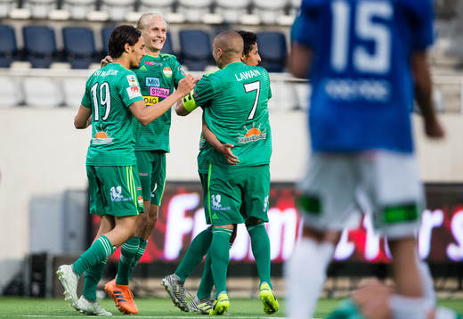 Dalkurds Henrik Löfkvist (m) jublar