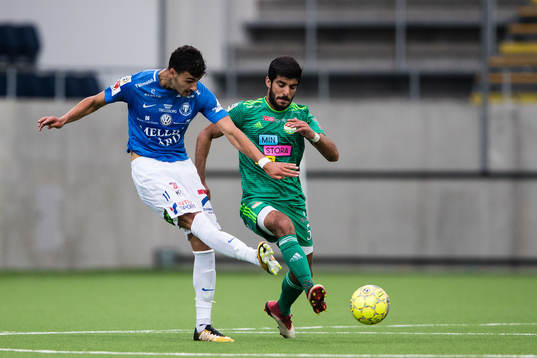 Trelleborgs Deniz Hümmet och Dalkurds Rewan Amin
