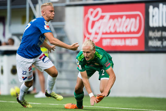 Trelleborgs Johan Brannefalk har omkull Dalkurds Henrik