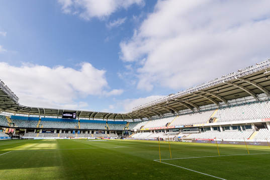 Gamla Ullevi före fotbollsmatchen i Allsvenskan mellan IFK