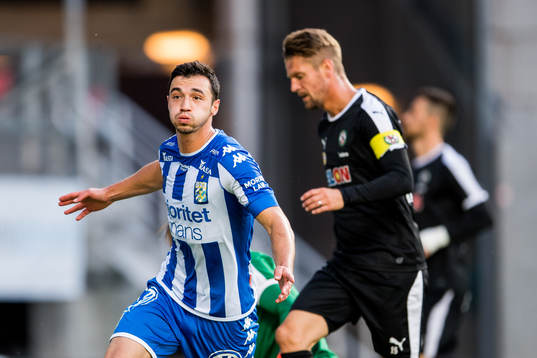 IFK Göteborgs Giorgi Kharaishvili jublar