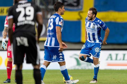 IFK Göteborgs Tobias Hysén har ont