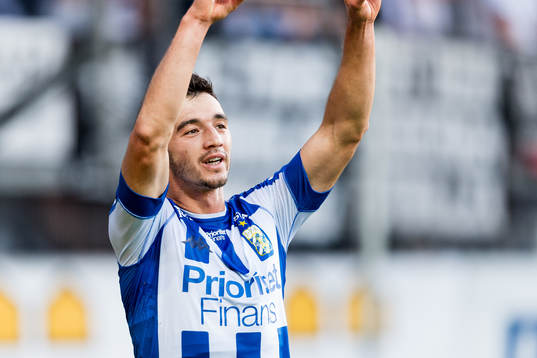 IFK Göteborgs Giorgi Kharaishvili jublar