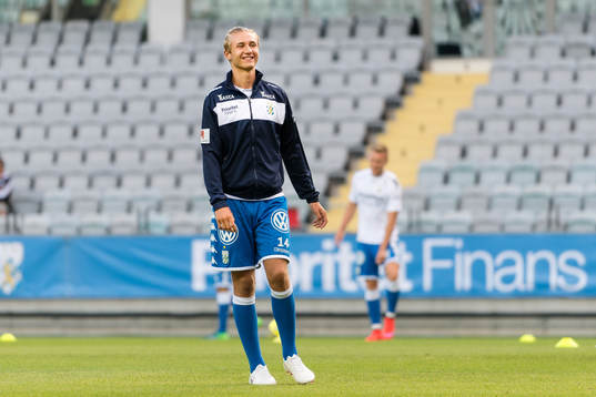 IFK Göteborgs Benjamin Nygren före fotbollsmatchen i