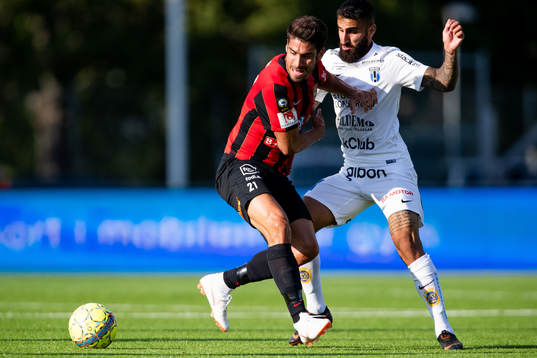 Brommapojkarnas Antonio Nieves Martin och Sirius Charbel