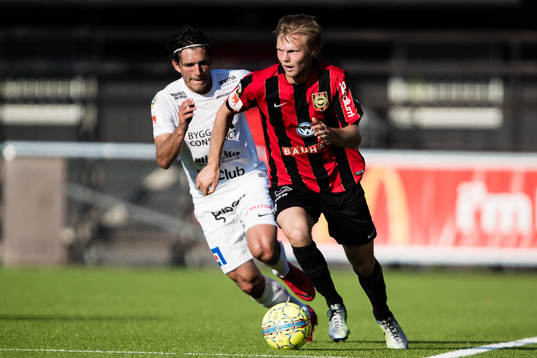 Brommapojkarnas Tim Söderström och Sirius Ian Sirelius