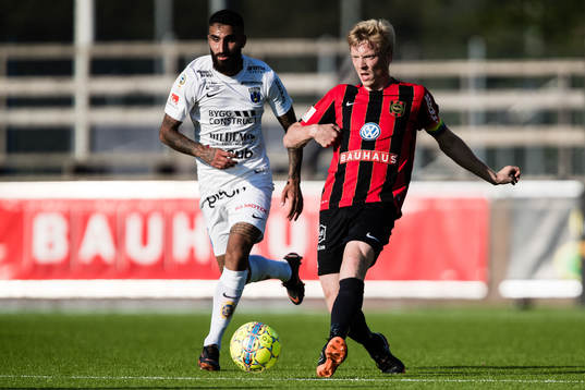 Brommapojkarnas Gustav Sandberg Magnusson och Sirius