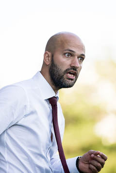 Brommapojkarnas tränare Luis Pimenta