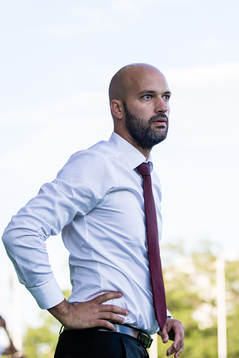 Brommapojkarnas tränare Luis Pimenta