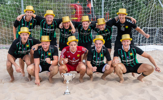 Bläddra bland fler bilder av Beach Soccer, SM-finaler, Beach - Djurgården