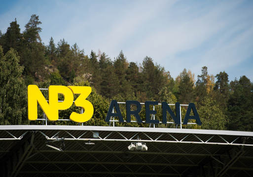 NP# arena innan fotbollsmatchen i Allsvenskan mellan GIF