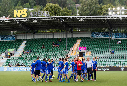 GIF SUndsvall samlar sig på NP3 Arena innan
