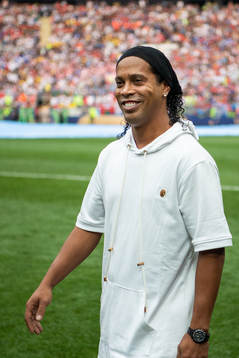 Ronaldinho of Brazil prior to the FIFA World Cup final