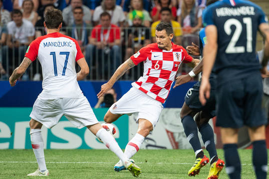 Dejan Lovren of Croatia
