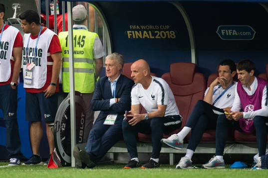 Head coach Didier Deschamps of France