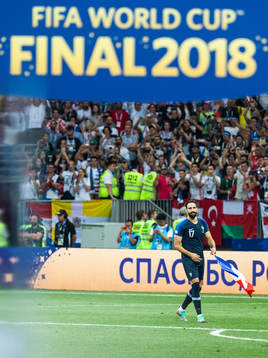 Adil Rami of France celebrate