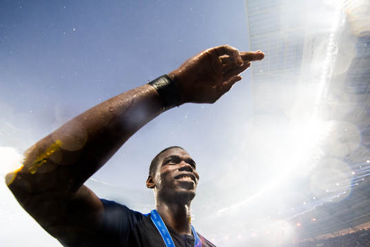 Paul Pogba of France celebrate