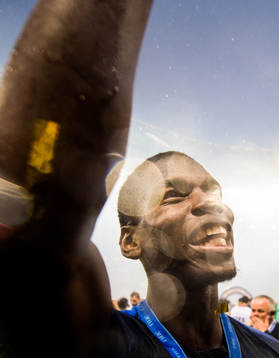 Paul Pogba of France celebrate