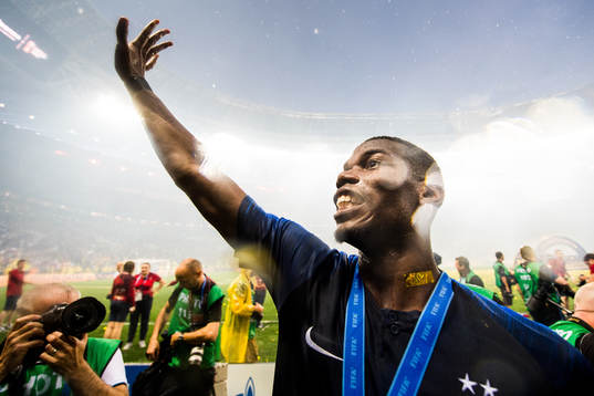 Paul Pogba of France celebrate