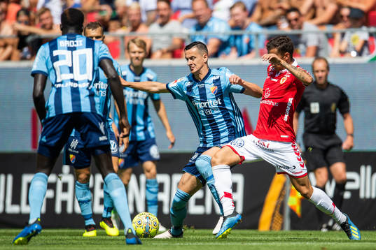 Bläddra bland fler bilder av Fotboll, Allsvenskan, Kalmar - Djurgården