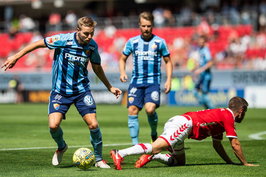 Djurgårdens Jonathan Ring och Kalmars Måns Söderqvist