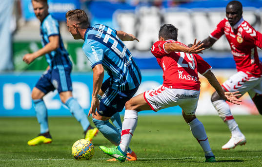 Kalmars Romário Pereira Sipião och Djurgårdens Fredrik