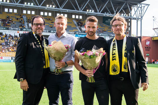 Elfsborgs ordförande Sune Lundqvist, Sveriges assisterande