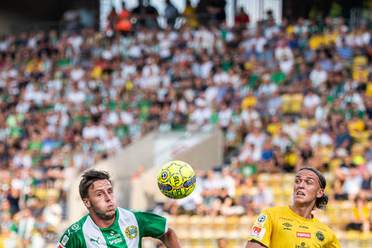 Hammarbys Jeppe Andersen och Elfsborgs Jesper Karlsson