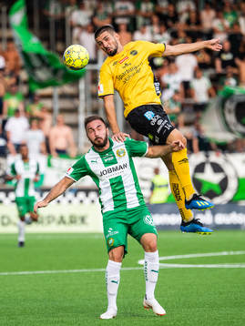 Elfsborgs Ibrahim Dresevic och Hammarbys Muamer Tankovic