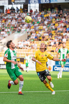 Hammarbys Jeppe Andersen och Elfsborgs Jesper Karlsson