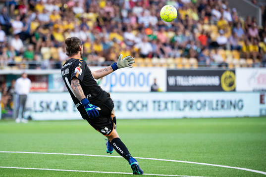 Hammarbys målvakt Johan Wiland
