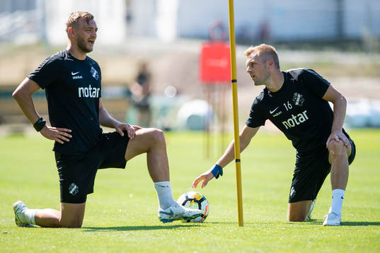 s Joel Ekstrand (v) och Sebastian Larsson (h)