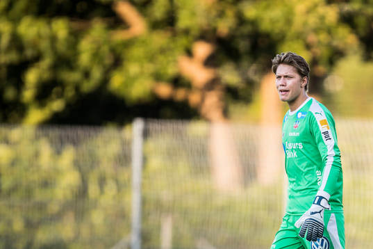 Helsingborgs målvakt Kalle Joelsson