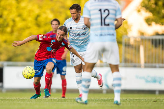 Helsingborgs Filip Sjöberg och Helsingørs Christian