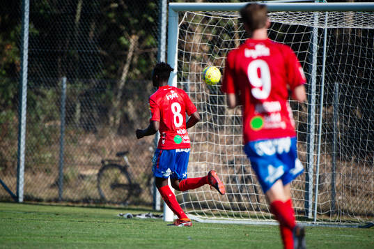 Helsingborgs Mamudu Moro gör mål, 2-1