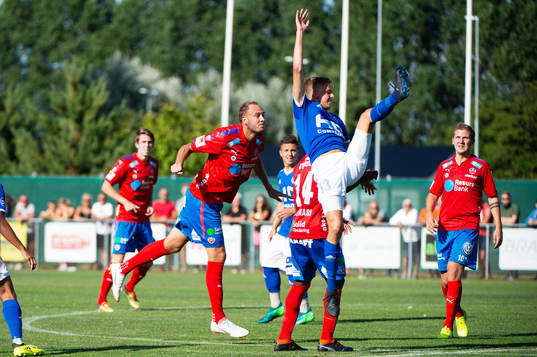Helsingborgs Andreas Granqvist och Fremad Amagers Marco