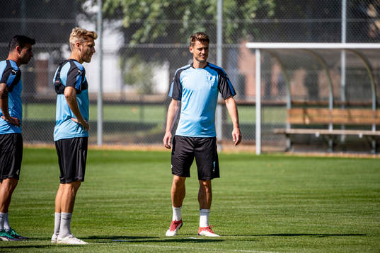 Behrang Safari, Rasmus Bengtsson och Markus Rosenberg