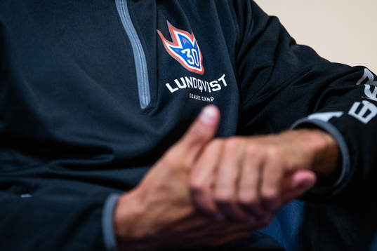 Tröja tillhörande New York Rangers målvakt Henrik