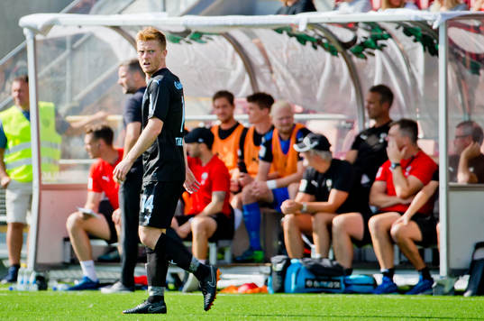 Malmö FFs Anders Christiansen deppar