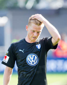 Malmö FFs Anders Christiansen deppar
