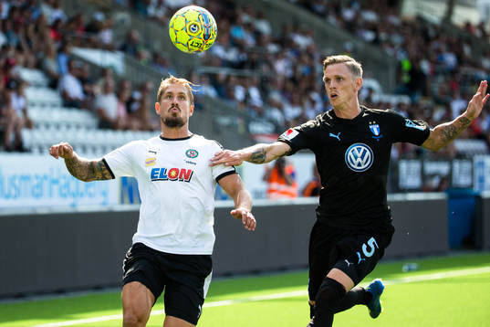 Örebros Daniel Björnkvist och Malmö FFs Sören Rieks